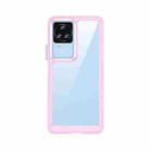 For Xiaomi Redmi K50 Colorful Series Acrylic + TPU Phone Case(Pink) - 1
