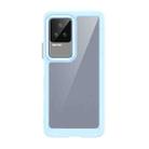 For Xiaomi Redmi K50 Pro Colorful Series Acrylic + TPU Phone Case(Blue) - 1