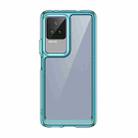 For Xiaomi Redmi K50 Pro Colorful Series Acrylic + TPU Phone Case(Transparent Blue) - 1