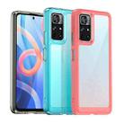 For Xiaomi Redmi Note 11 5G Chinese Colorful Series Acrylic + TPU Phone Case(Black) - 4