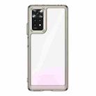 For Xiaomi Redmi Note 11 Pro 4G Colorful Series Acrylic + TPU Phone Case(Transparent Black) - 1