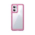 For Xiaomi Redmi 10 Prime+ 5G Colorful Series Acrylic + TPU Phone Case(Transparent Pink) - 1