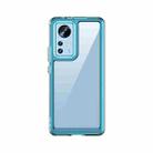 For Xiaomi 12 / 12X / 12S Colorful Series Acrylic + TPU Phone Case(Transparent Blue) - 1