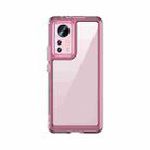 For Xiaomi 12 Pro / 12S Pro Colorful Series Acrylic + TPU Phone Case(Transparent Pink) - 1