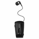 Fineblue F-V6 Lavalier Pull Cable Bluetooth 4.0 Earphone(Black) - 1