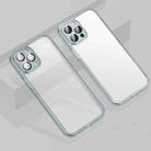 For iPhone 13 Frosted PC Phone Case with Lens Film(Sierra Blue) - 1