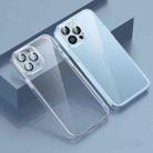 For iPhone 13 Glossy PC Phone Case with Lens Film Pro Max(Transparent) - 1