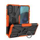 For Motorola Moto G71 5G Armor Bear Shockproof PC + TPU Phone Case(Orange) - 1