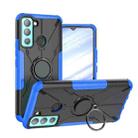 For Tecno Pop 5 LTE Armor Bear Shockproof PC + TPU Phone Case(Blue) - 1