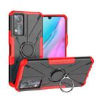 For Infinix Note 11 Armor Bear Shockproof PC + TPU Phone Case(Red) - 1