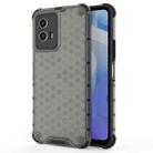 For vivo iQOO U5 5G Shockproof Honeycomb PC + TPU Protective Case(Black) - 1