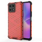 For Honor X8 / X30i  Shockproof Honeycomb PC + TPU Protective Case(Red) - 1