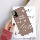 For Galaxy S20+ Enjoy Love Pattern Frosted TPU Protective Case(Khaki) - 1