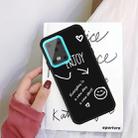 For Galaxy S20 Ultra Enjoy Love Pattern Frosted TPU Protective Case(Black) - 1