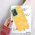 For Galaxy S20 Ultra Enjoy Love Pattern Frosted TPU Protective Case(Yellow) - 1