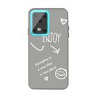 For Galaxy S20 Ultra Enjoy Love Pattern Frosted TPU Protective Case(Grey) - 2