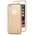 For iPhone 6 TPU Glitter All-inclusive Protective Case(Gold) - 1