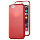 For iPhone 6 TPU Glitter All-inclusive Protective Case(Red) - 1