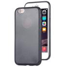 For iPhone 6 TPU Glitter All-inclusive Protective Case(Black) - 1