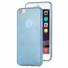 For iPhone 6 Plus TPU Glitter All-inclusive Protective Case(Blue) - 1