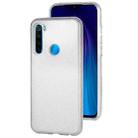 For Xiaomi Redmi Note 8 TPU Glitter All-inclusive Protective Case(Silver) - 1