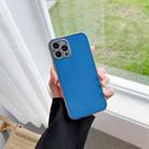 Full Coverage Soft Edge Electroplating Phone Case For iPhone 12(Blue) - 1