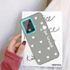 For Galaxy S20 Ultra Smiling Love Heart Pattern Frosted TPU Protective Case(Grey) - 1