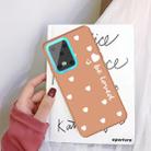 For Galaxy S20 Ultra Smiling Love Heart Pattern Frosted TPU Protective Case(Coral Orange) - 1