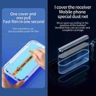 For iPhone 13 / 13 Pro Fast Attach Dust-proof Anti-static Tempered Glass Film - 4