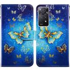 For Xiaomi Redmi Note 11 Pro 4G / 5G Painted Pattern Horizontal Flip Leather Phone Case(Butterfly) - 1