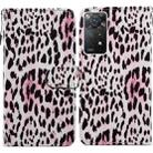 For Xiaomi Redmi Note 11 Pro 4G / 5G Painted Pattern Horizontal Flip Leather Phone Case(Leopard) - 1
