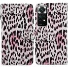 For Xiaomi Redmi Note 11 Global Painted Pattern Horizontal Flip Leather Phone Case(Leopard) - 1