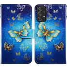For Samsung Galaxy A33 5G Painted Pattern Horizontal Flip Leather Phone Case(Butterfly) - 1