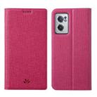 For OnePlus Nord CE 2 5G ViLi DMX Series Shockproof Magnetic Flip Leather Phone Case(Rose Red) - 1