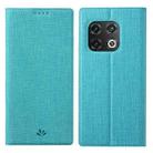 For OnePlus 10 Pro ViLi DMX Series Shockproof Magnetic Flip Leather Phone Case(Blue) - 1