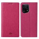 For OPPO Find X5 ViLi DMX Series Shockproof Magnetic Flip Leather Phone Case(Rose Red) - 1