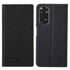 For Xiaomi Redmi Note 11 4G ViLi DMX Series Shockproof Magnetic Flip Leather Phone Case(Black) - 1