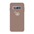 For Galaxy S10e Little Pig Pattern Frosted TPU Protective Case(Khaki) - 2