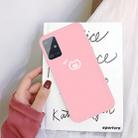For Galaxy A71 Little Pig Pattern Frosted TPU Protective Case(Pink) - 1