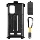 For Ulefone Armor X10 Pro Ulefone Back Clip Phone Case with Carabiner(Black) - 1