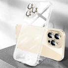 For iPhone 13 Diamond Eagle Eye Anti-Fingerprint Phone Glass Case(Transparent) - 1