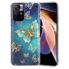 For Xiaomi Redmi Note 11 4G Electroplating Pattern TPU Phone Case(Butterflies) - 1