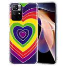 For Xiaomi Redmi Note 11 4G Electroplating Pattern TPU Phone Case(Love Heart) - 1