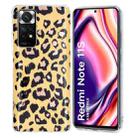 For Xiaomi Redmi Note 11 Global Electroplating Pattern TPU Phone Case(Leopard) - 1