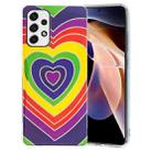 For Samsung Galaxy A53 5G Electroplating Pattern TPU Phone Case(Love Heart) - 1