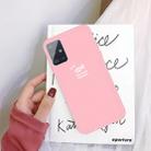 For Galaxy A51 Little Fish Pattern Frosted TPU Protective Case(Pink) - 1