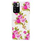 For Xiaomi Redmi Note 11 Pro 4G / 5G Luminous TPU Protective Phone Case(Rose Flower) - 1