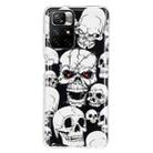 For Xiaomi Redmi Note 11 5G China Luminous TPU Protective Phone Case(Skull) - 1