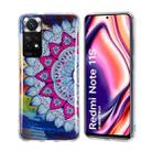 For Xiaomi Redmi Note 11 Global Luminous TPU Protective Phone Case(Half-flower) - 1