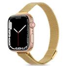 Milanese Small Waist Watch Band For Apple Watch Series 8&7 41mm / SE 2&6&SE&5&4 40mm / 3&2&1 38mm(Gold) - 1